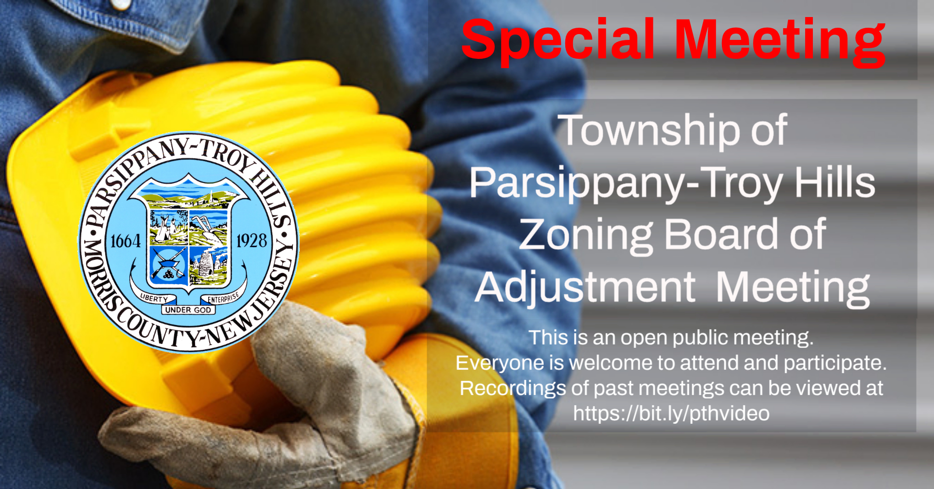 Zoning Board of Adjustment - Special Meeting