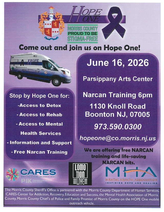 Hope One Mobile Outreach – Free Narcan Training & Support Services
